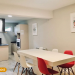 Comedor común de Estudios Los Arcos, apartamentos turísticos en el centro de Teruel